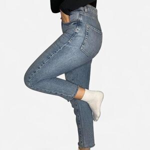 Garage High-Rise Straight Leg Jeans
